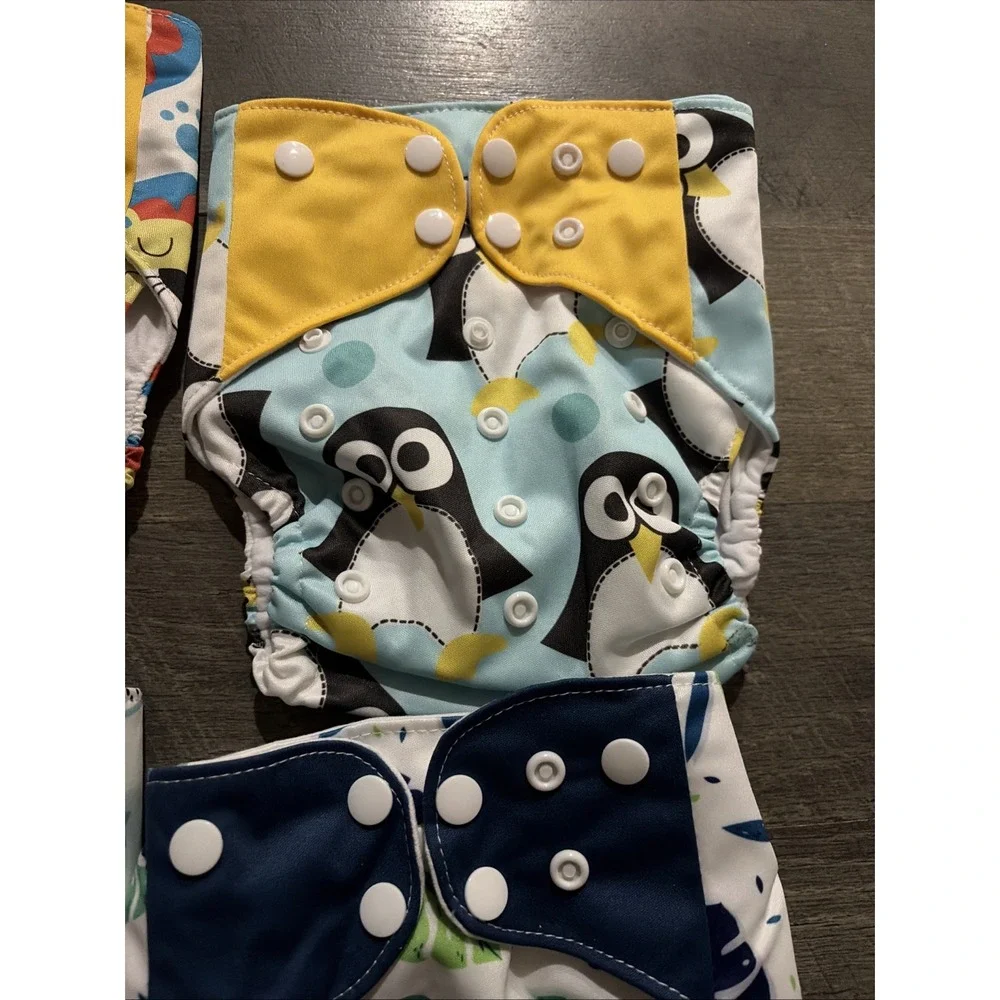 4 Brand New Cloth Diapers One Size